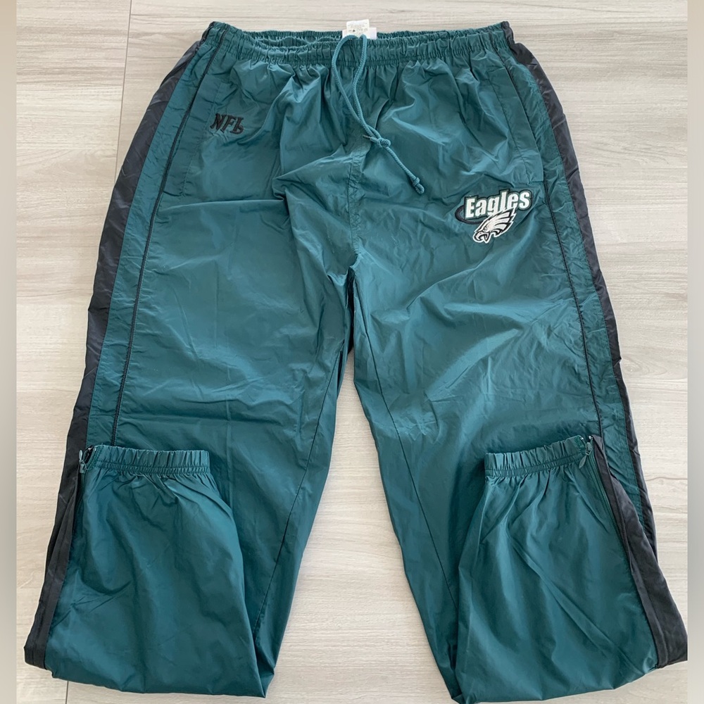NFL Philadelphia Eagles Green & Black Windbreaker Joggers